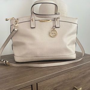 Henri Bendel Silver cross body Limited Edition